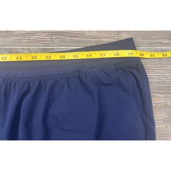 Under Armour Loose Shorts Men's Navy Blue Elastic Waist Drawstring Gym XXL 39/9 - Picture 9 of 12